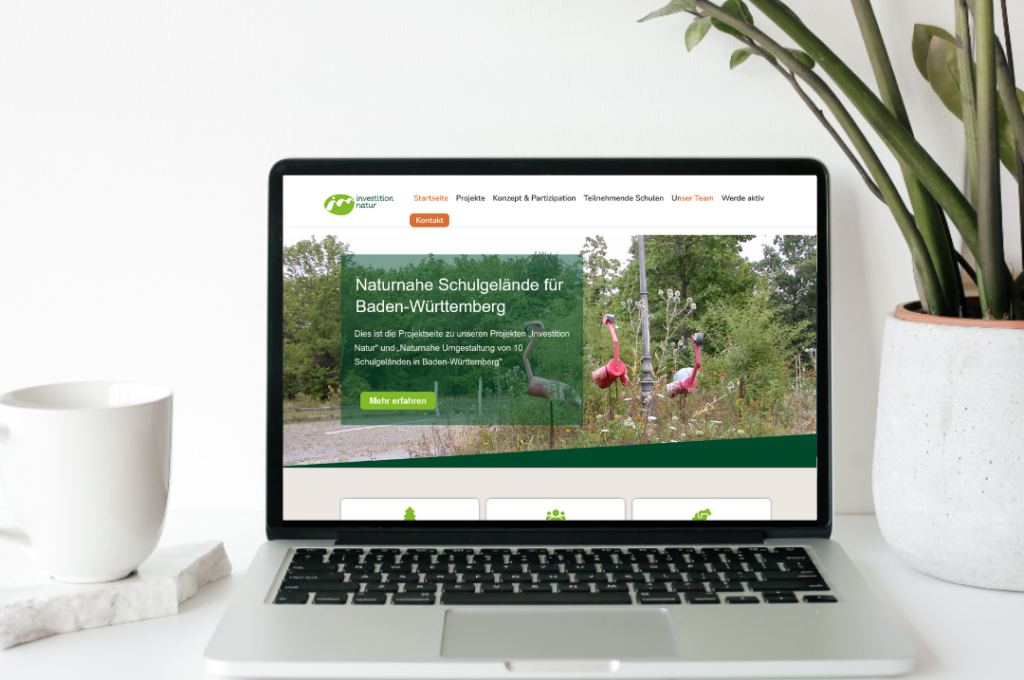 Naturnahe Schulhöfe Mockup